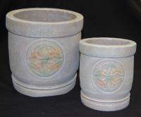 ROUND CELTIC SYMBOL PLANTERS 2